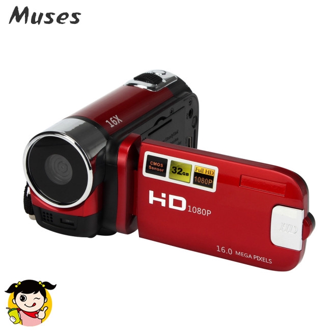 Camera quay phim HD 1080P màn hình TFT LCD tiêu chuẩn Muse07 | BigBuy360 - bigbuy360.vn