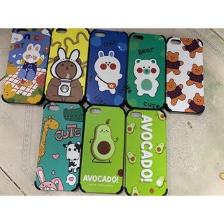 Ốp lưng iphone 5/5S/5G/5se dẻo viền chống sốc in hình cute