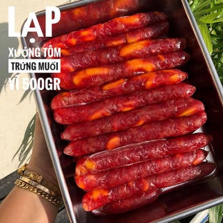 Lạp xưởng tôm trứng muối_ túi 500gr
