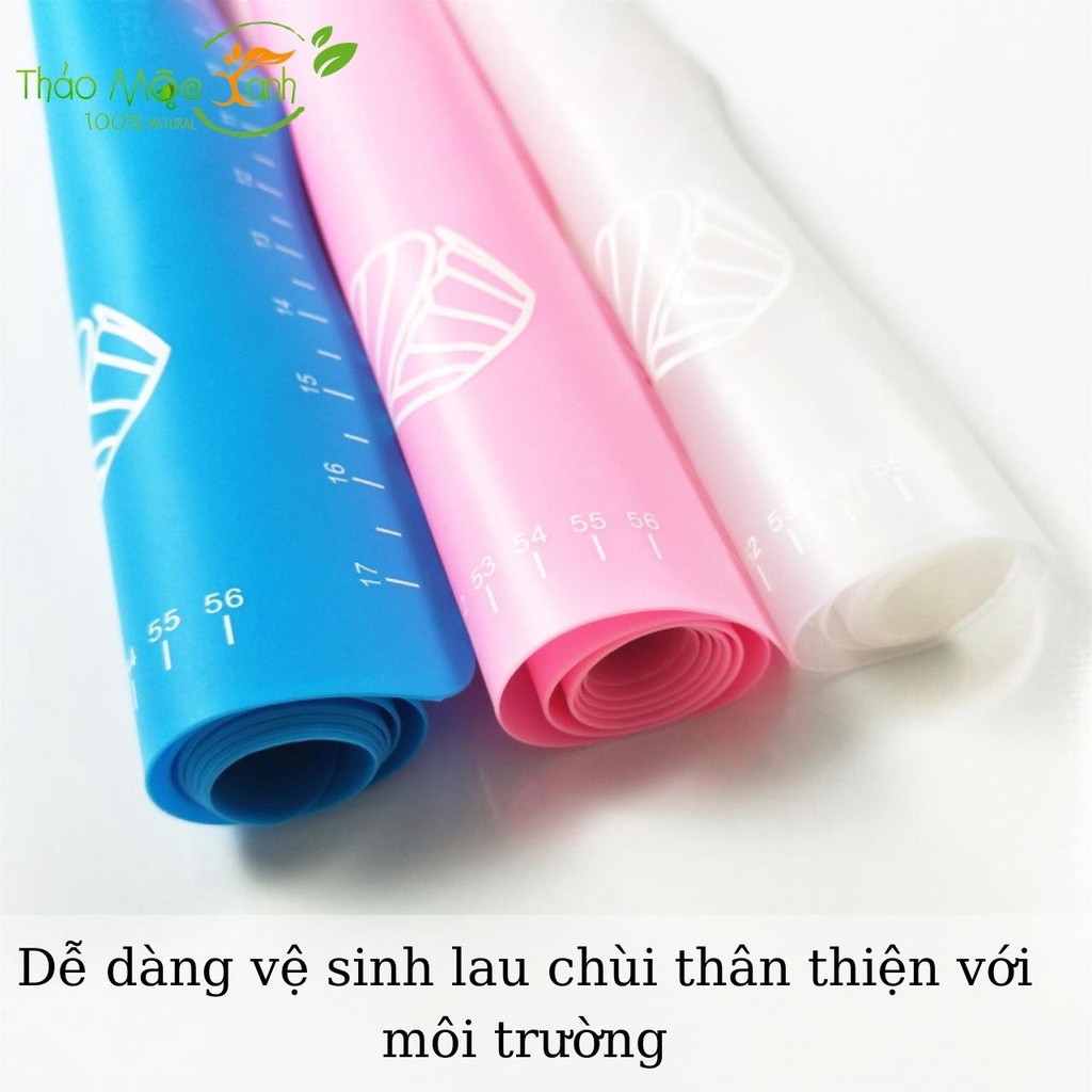 Tấm lót nhào bột làm bánh bằng silicon chống dính 02