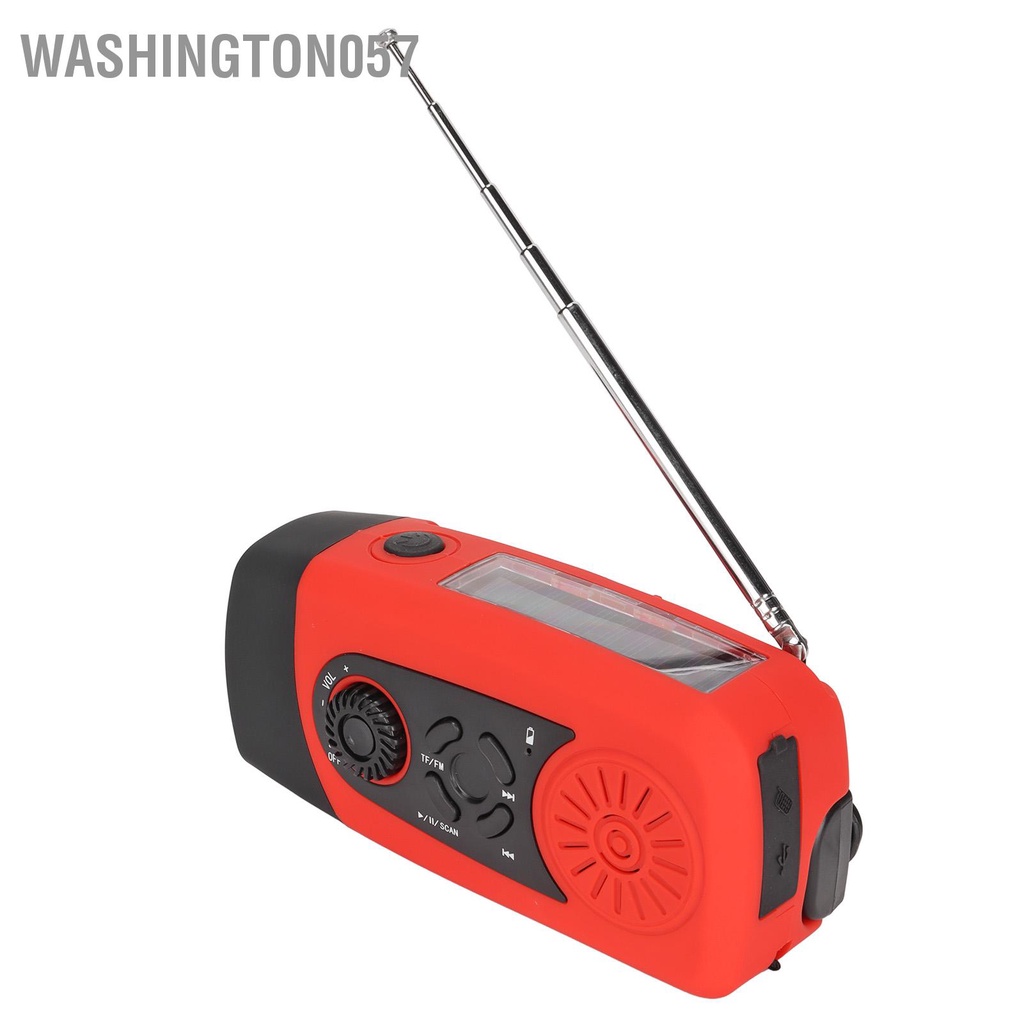Có thể bán buôn Radio Cầm Tay Năng Lượng Mặt Trời Kèm Đèn Pin Tiện Dụng Cho Hoạt Động Ngoài Trời Hàng giao ngay