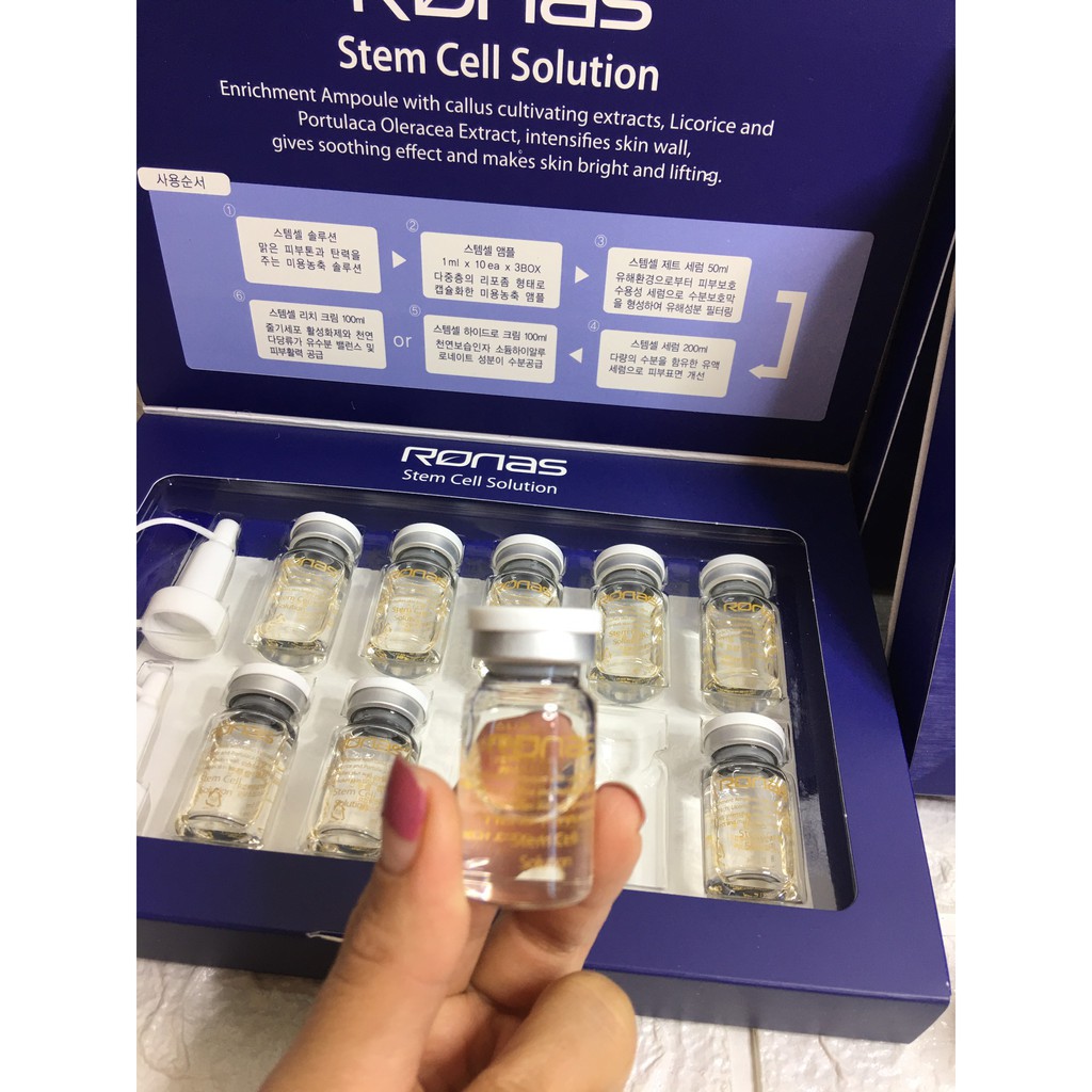 Tế bào gốc Ronas Stem Cell Solution hàng chính hãng
