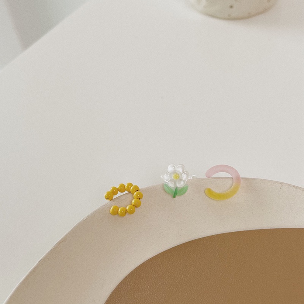 Set 3 Khuyên Tai Nhiều Màu Sắc Thời Trang Cho Nữ