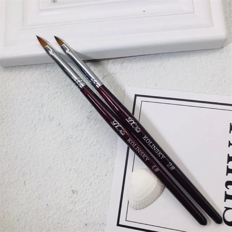 Cọ vẽ hoa nổi tròn và dẹp DC Nail chính hãng
