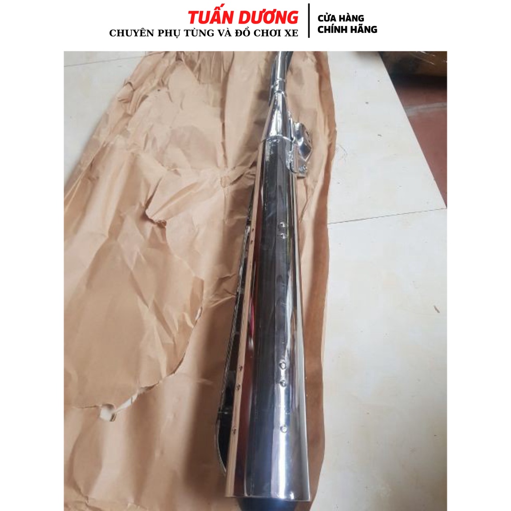 Pô Dream Việt Có Nẹp Honda XỊN - Ống xả Dream Việt 2007-2013 và các dòng dream khác đều dùng được