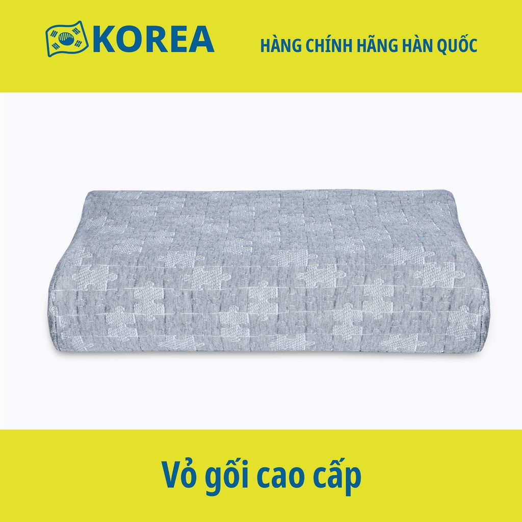 Vỏ gối (Áo gối) cao su non - Hình lượn sóng 50 x 30 x 10/7 cm - Hàng chính hãng Mehome Hàn Quốc | BigBuy360 - bigbuy360.vn
