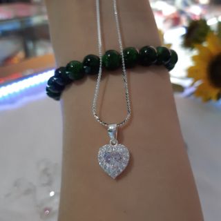 Dây chuyền bạc nữ mặt trái tim