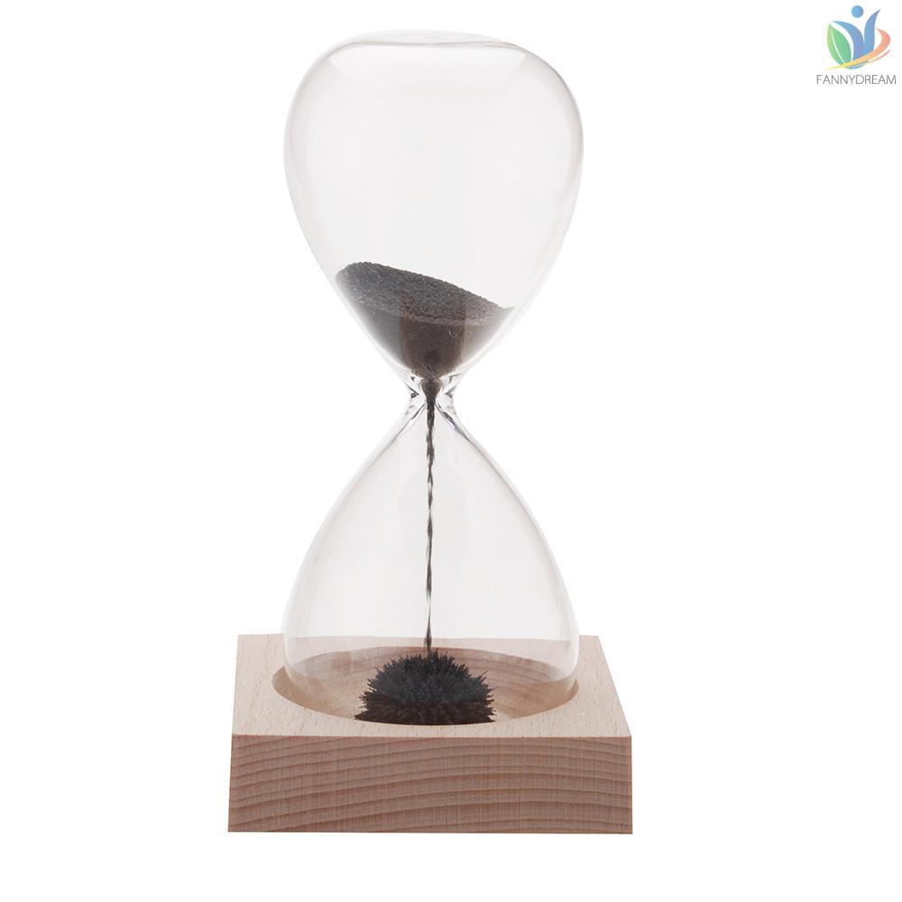 1 Đồng Hồ Cát Nam Châm Màu Đen