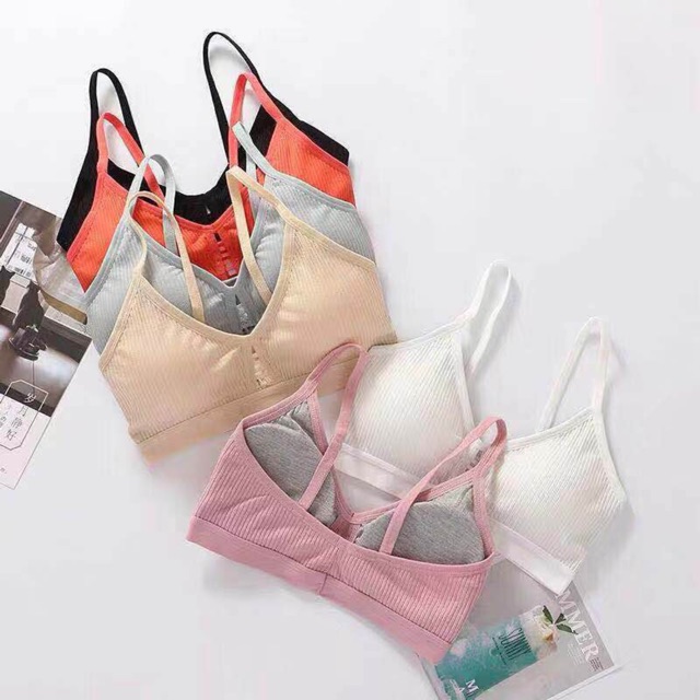 (RẺ VÔ ĐỊCH) Áo bra cotton nhiều màu mã 8816