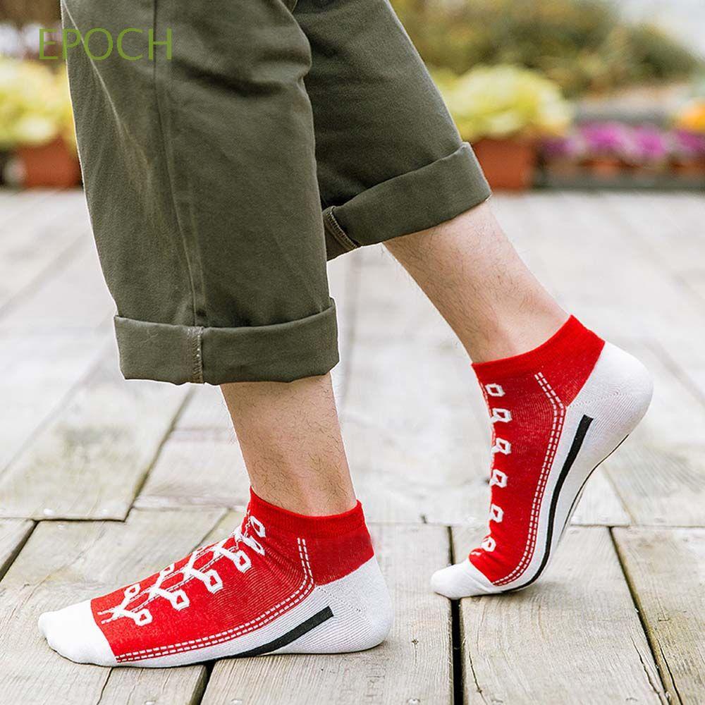Vớ cổ thấp họa tiết dễ thương nhiều màu sắc thời trang cho nam và nữ
