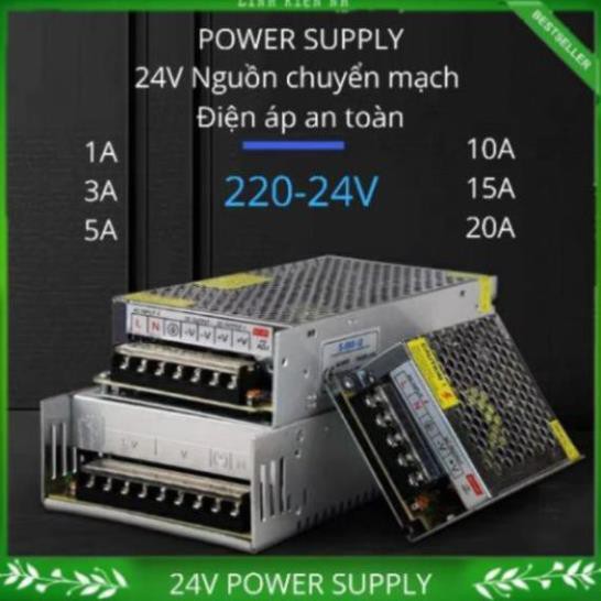 220V- 24V Power Supply ( 1A, 3A, 5A, 10A, 15A, 20A, 30A ) Nguồn tổ ong 24V đủ dòng