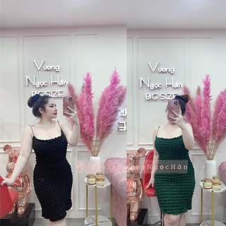 ĐẦM 2 DÂY XỐP BIGSIZE VƯƠNG NGỌC HÂN HÀNG XỐP XỊN CO GIẢN MẠNH
