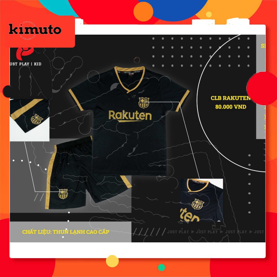 Áo bóng đá trẻ em ⚽đồ đá banh trẻ em CLB Barcelona ⚽Đồ bộ trẻ em vải thun cao cấp, thấm hút mồ hôi