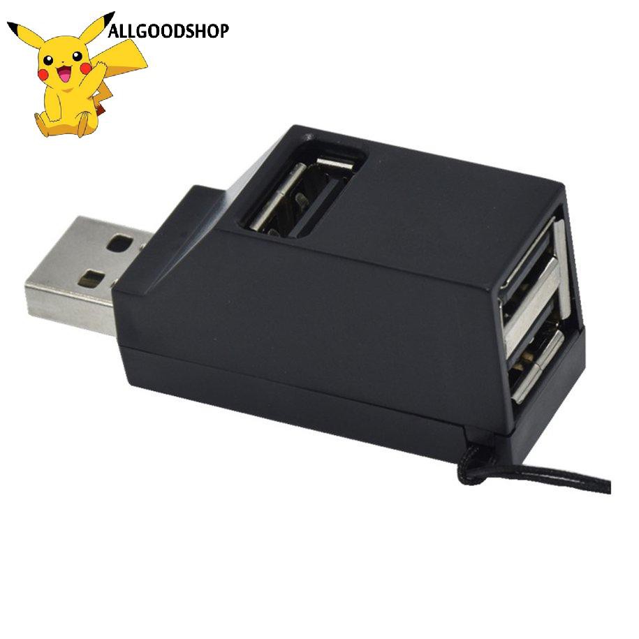 Hub chia 3 cổng USB 2.0/3.0 tốc độ cao dành cho PC / Laptop