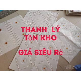 [Thanh Ly]Xốp dán tường 3d sang chảnh giá rẻ