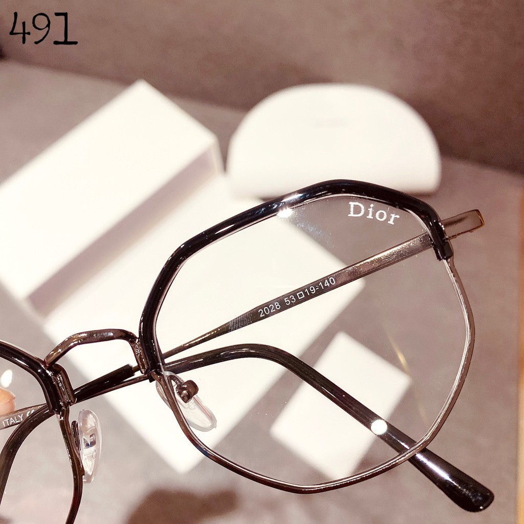 Gọng kính cận B1014 😎 TẶNG KÍNH GM 😎 Kính gọng tròn kim loại - kính chống ánh sáng xanh | BigBuy360 - bigbuy360.vn