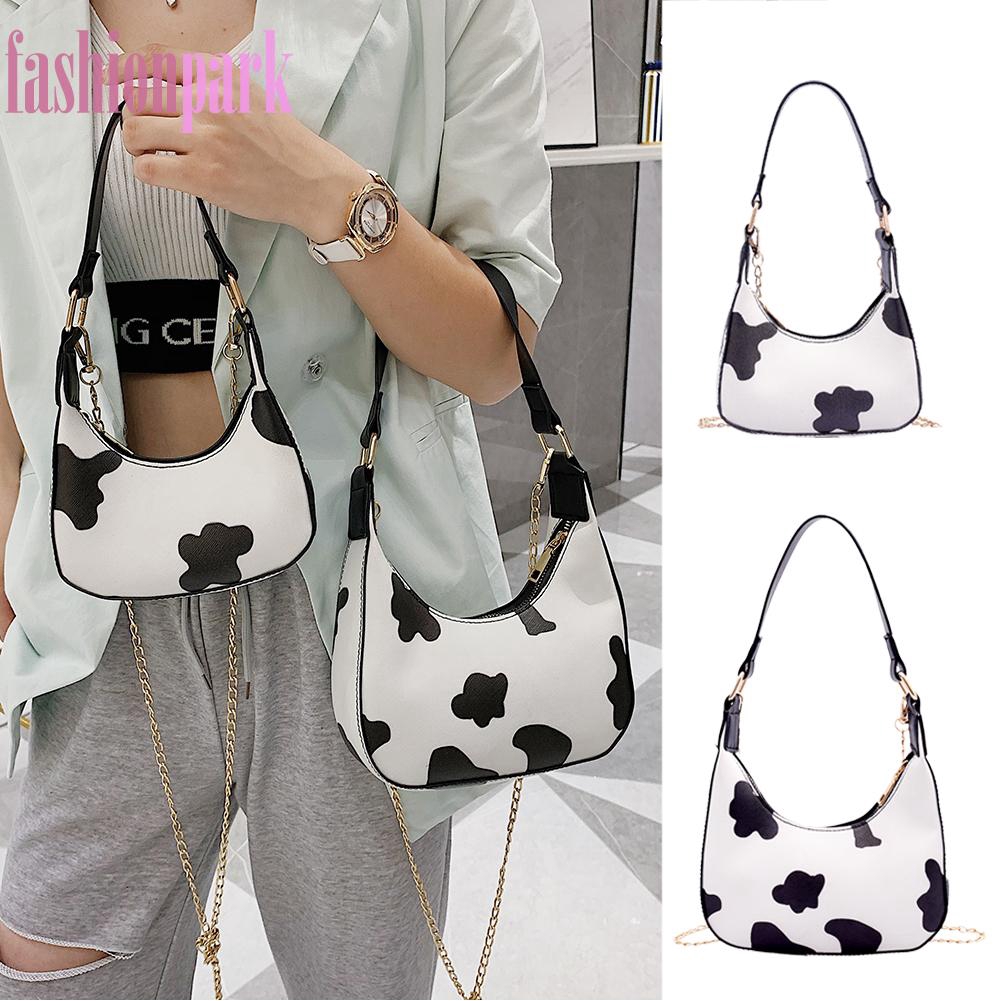 Túi đeo vai họa tiết da bò sang trọng cho nữ | BigBuy360 - bigbuy360.vn