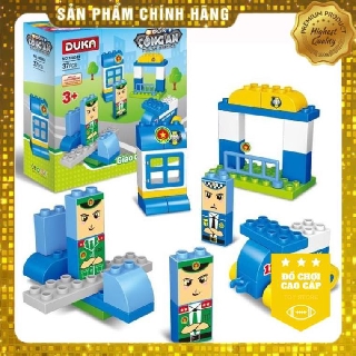 Bộ đồ chơi Duka ghép hình - Đồn công an Z180303