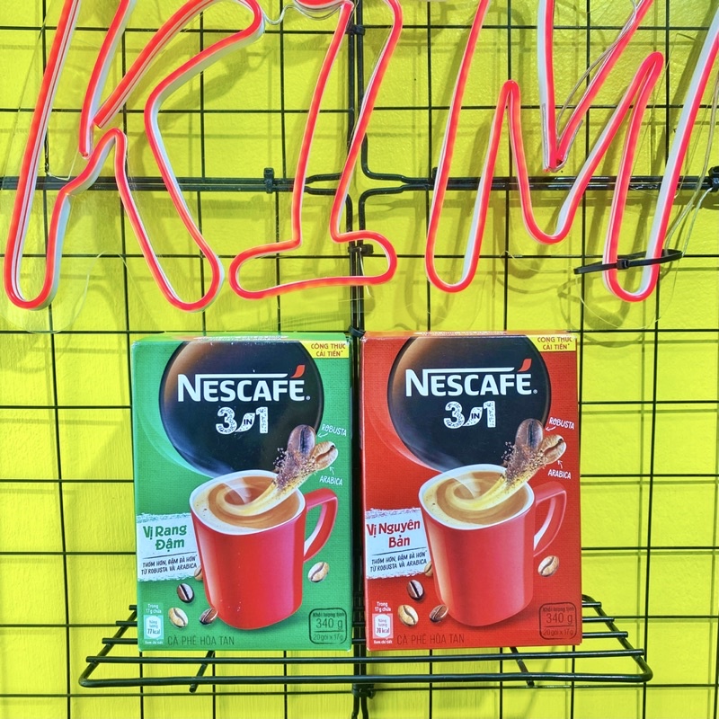 Cà phê sữa Nescafe 3in1 340g (20 gói x 17g)
