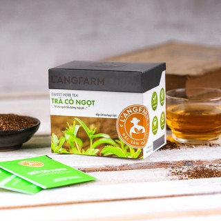Trà cỏ ngọt túi lọc Langfarm