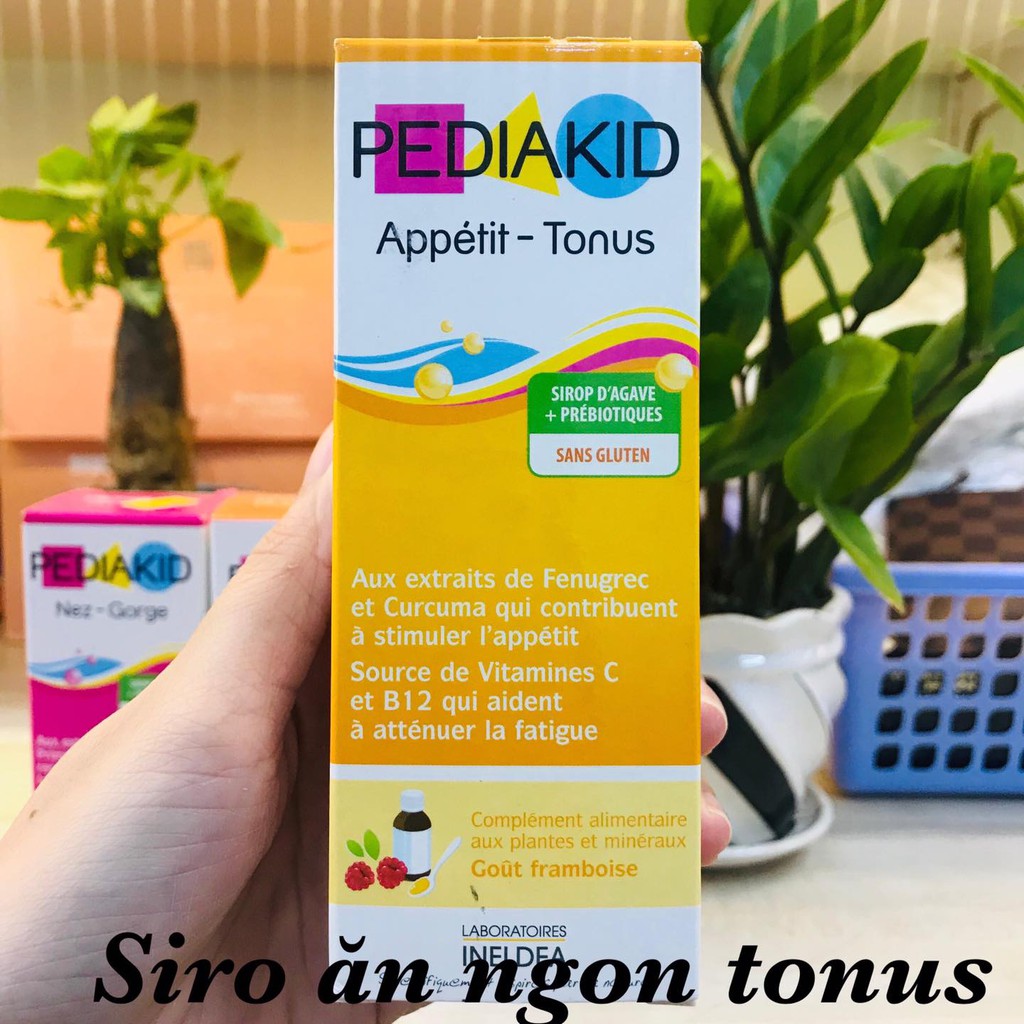 Siro Pediakid Appétit Tonus, Pháp (125ml) trị biếng ăn, giúp ăn ngon miệng cho bé 6 tháng tuổi trở lên