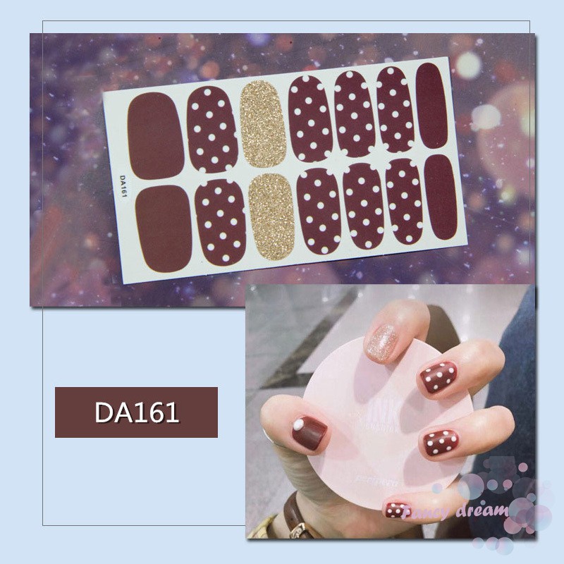 Sticker Dán Móng Tay không thấm nước siêu xinh và tiện lợi
