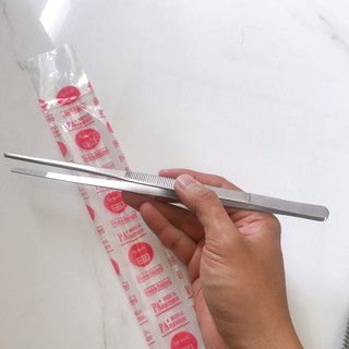 Nhíp Trồng Cây Thủy Sinh BisMed 28cm, Chất Liệu Inox, Sáng Bóng, Giúp Bạn Trồng Cây Dễ Dàng Hơn