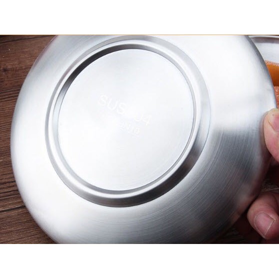 Dĩa inox 304 2 lớp đựng thức ăn bánh kẹo Fairy ALR332