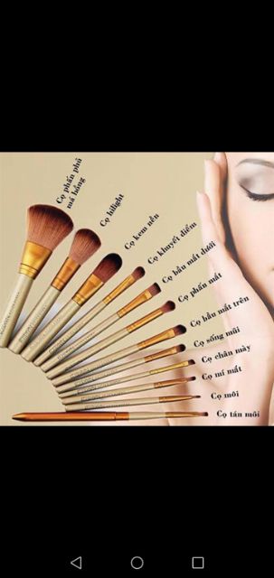 Bộ cọ trang điểm Naked 12 cây | BigBuy360 - bigbuy360.vn