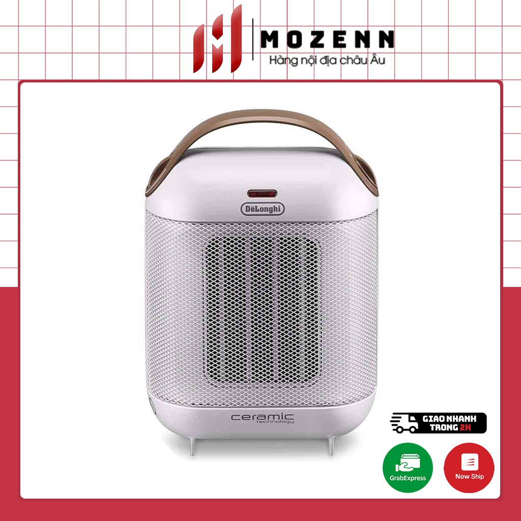 Quạt sưởi DeLonghi HFX30C18.IW Trắng dùng cho phòng 55m² [nhập Đức chính hãng]