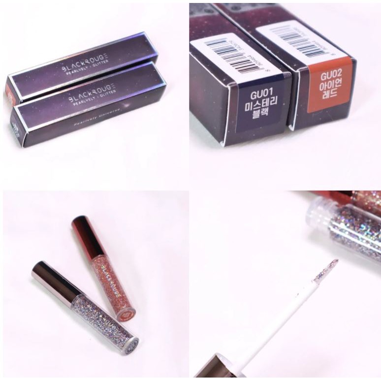 [Universe] Gel Nhũ Mắt Cho Đôi Mắt Thêm Long Lanh Black Rouge Pearlvely i Glitter 2g