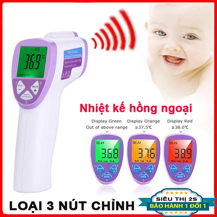 súng bắn nhiệt độ nhiệt kế hồng ngoại đo trán