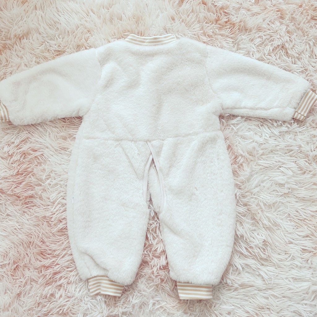 Body lông ủ ấm cho bé 0-12 tháng Hàng cao cấp xuất khẩu Châu Âu SLD32