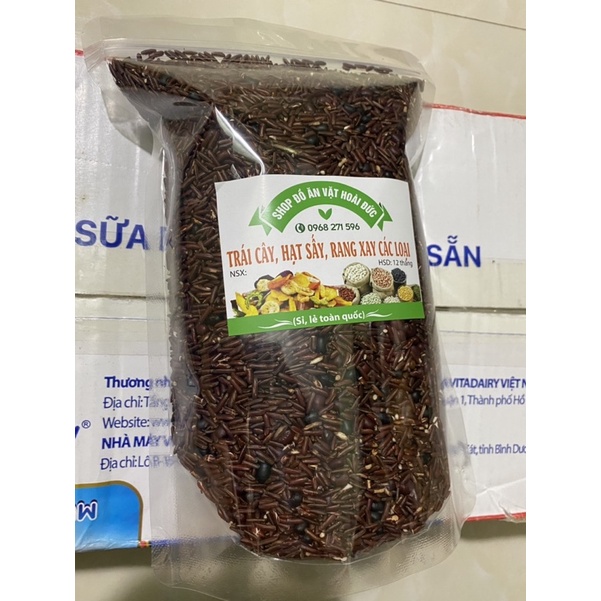 500gr gạo lứt mix đậu đen đậu đỏ (giảm cân, giải nhiệt, chống tiểu đường hiệu quả)