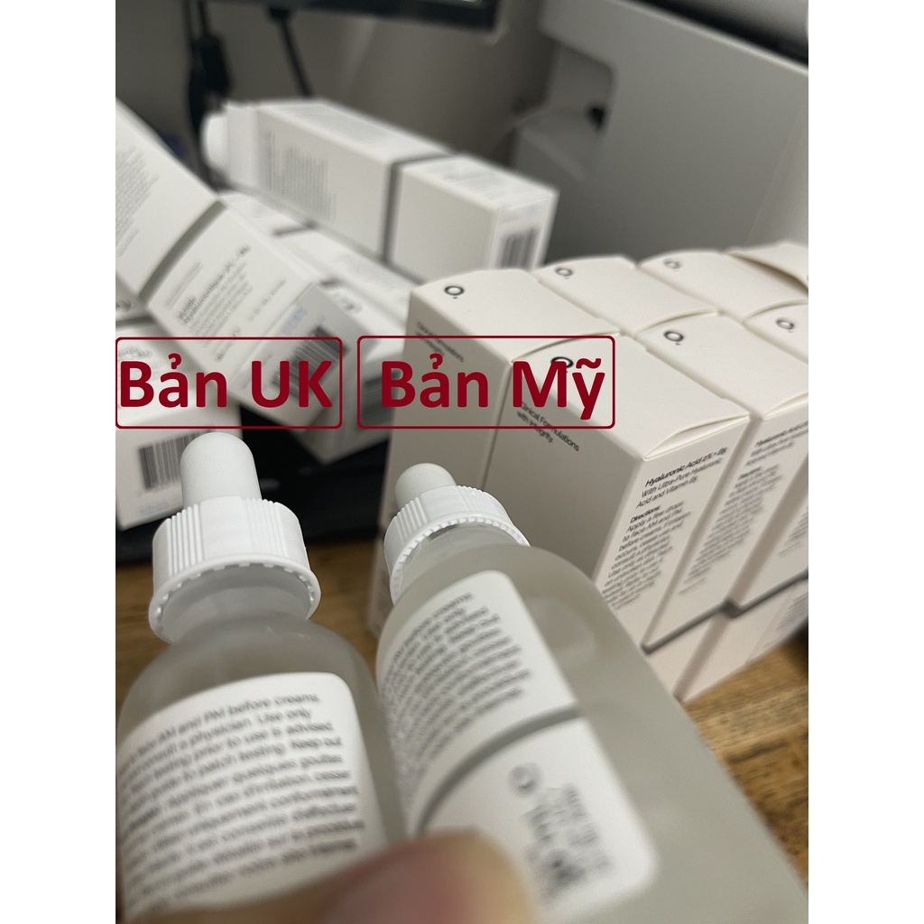 Tinh Chất The Ordinary Hyaluronic Acid 2% + B5 Cấp Nước Dưỡng Ẩm Và Phục Hồi Da 30ml | WebRaoVat - webraovat.net.vn