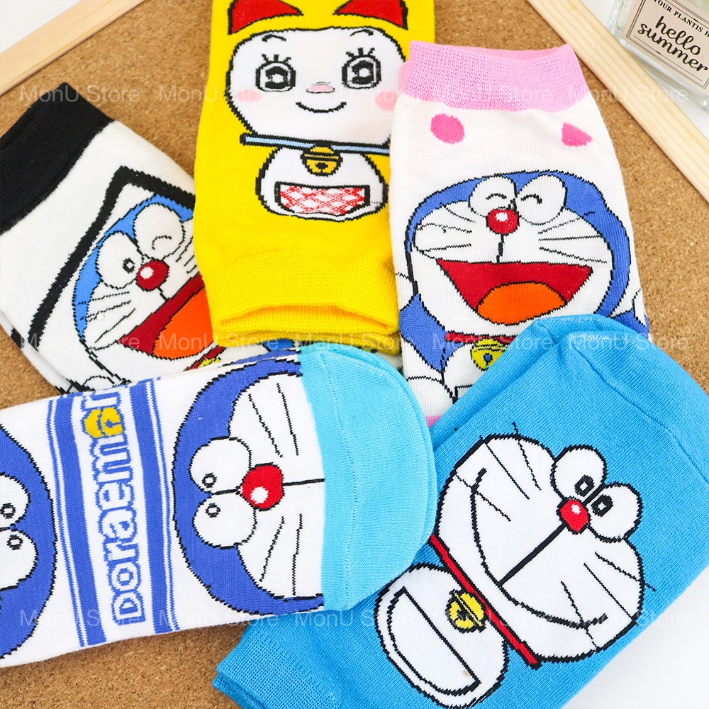 Tất vớ cổ thấp hình DORAEMON DOREMON dễ thương cute TooYoo BK00154