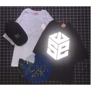 ÁO THUN COTTON PHẢN QUANG BẠC LOGO SWE SIÊU ĐỘC LẠ