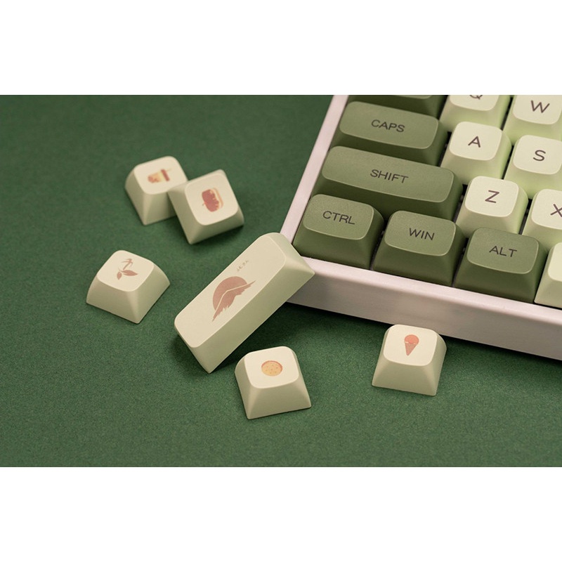 Nút Bàn Phím Cơ Học Tiếng Anh Nhật Bản PBT 124 Phím