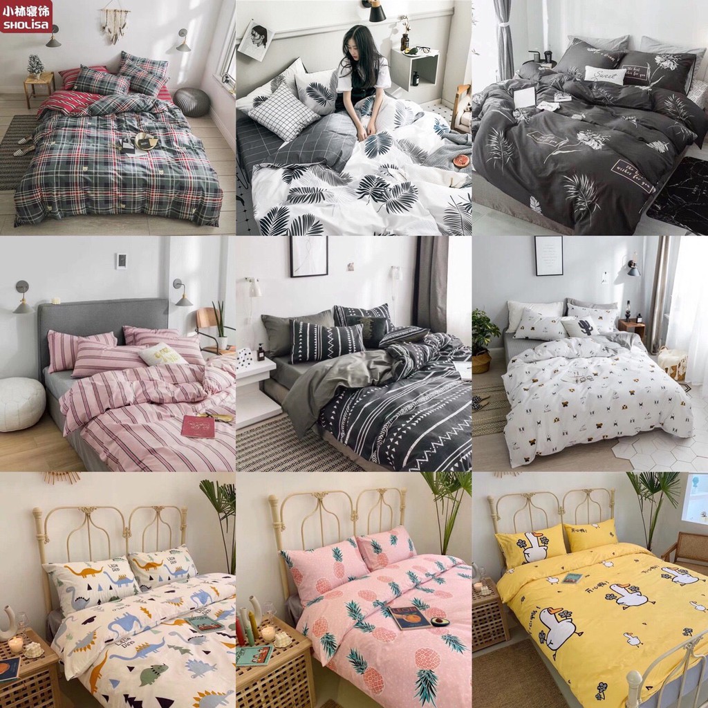 Chọn_bộ_chăn_ga_gối_cotton_100%_lụa_nhập_hàn_quốc