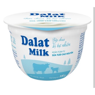 Sữa chua vị tự nhiên dalat milk 100ggg