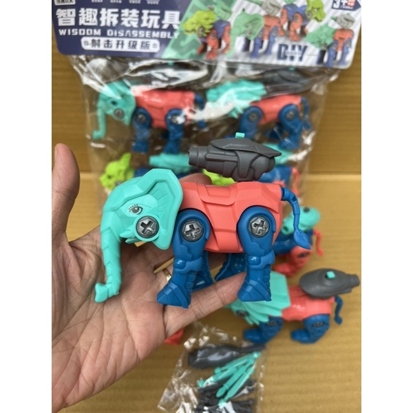 Set đồ chơi lắp ráp thú cho bé