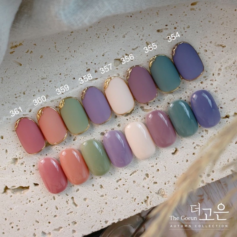 Sơn thạch Candy Nail chính hãng Hàn Quốc set The Goeun