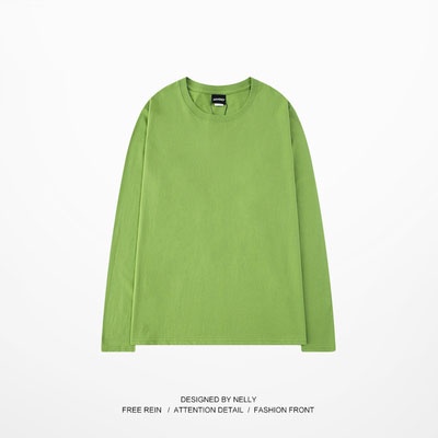 Áo thun trơn Nelly dài tay 100% cotton basic