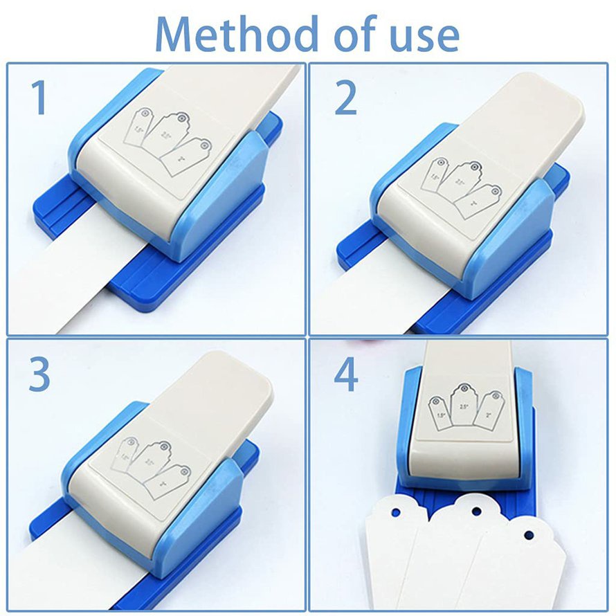 Máy đục lỗ tự làm Máy cắt giấy ba trong một Máy đục lỗ đánh dấu