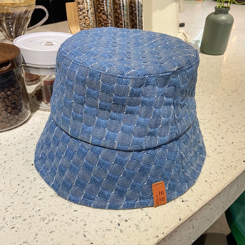 Nón Tai Bèo Họa Tiết Sọc Caro Thời Trang Cho Nữ