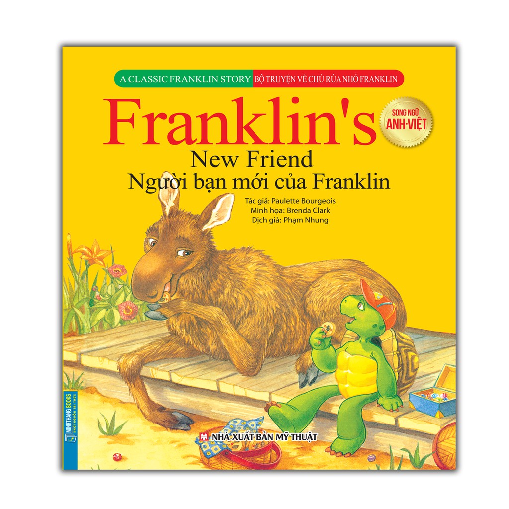 Sách-Combo 2c Bộ truyện về chú rùa nhỏ Franklin-Franklin trả lại máy ảnh &amp;Người bạn mới của Franklin