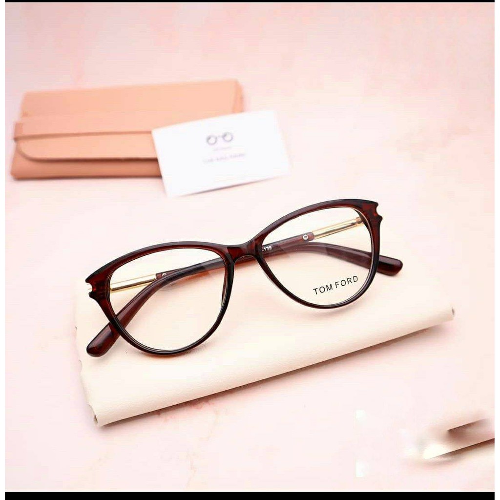 Gọng kính cận Nữ mắt mèo , càng kim loại kết hợp nhựa Tr90 kiểu giáng thời trang 5190 | BigBuy360 - bigbuy360.vn