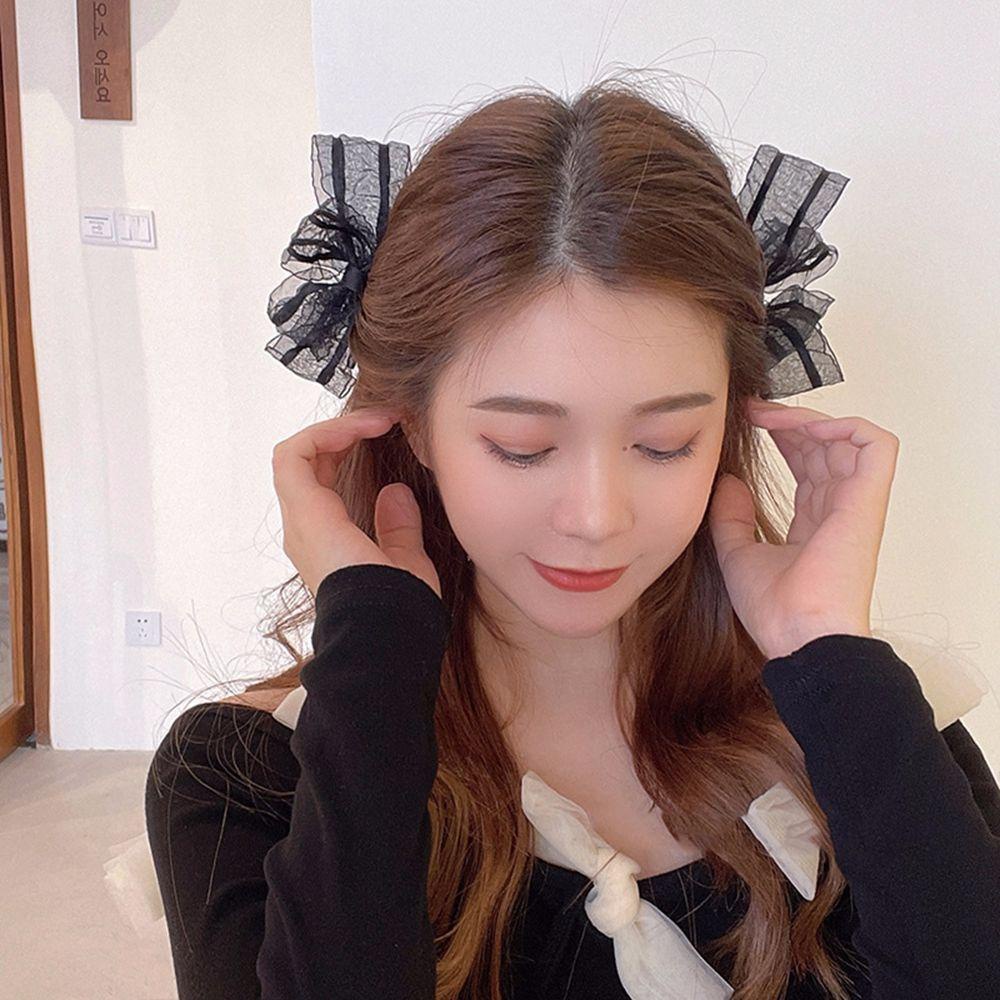 Epoch Kẹp Tóc Nơ Bằng Hợp Kim Phong Cách Hàn Quốc Ngọt Ngào Dành Cho Nữ