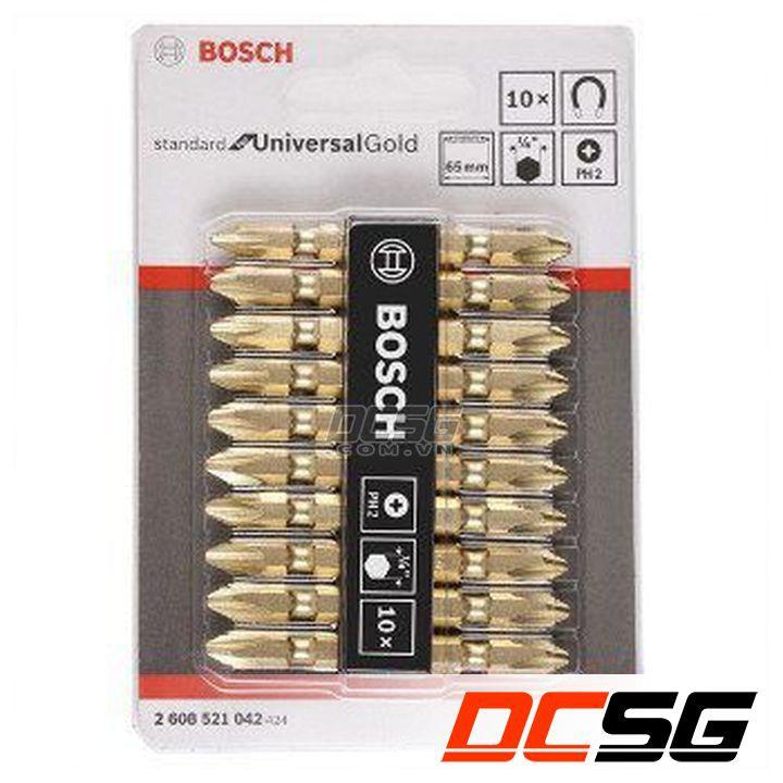 Mũi bắn vít 1/4&quot;xPH2x65mm Bosch 2 608 521 042 (1 mũi)