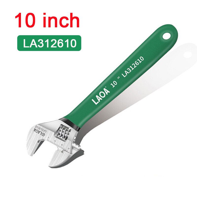 Mỏ lết 10inch / 12inch / 15inch Chuyên Dụng LAOA, Làm Từ Thép Cacbon Bền Bỉ Cao